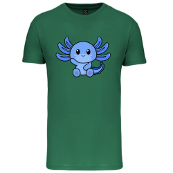 Axelotl (Blue) Kids T-shirt...